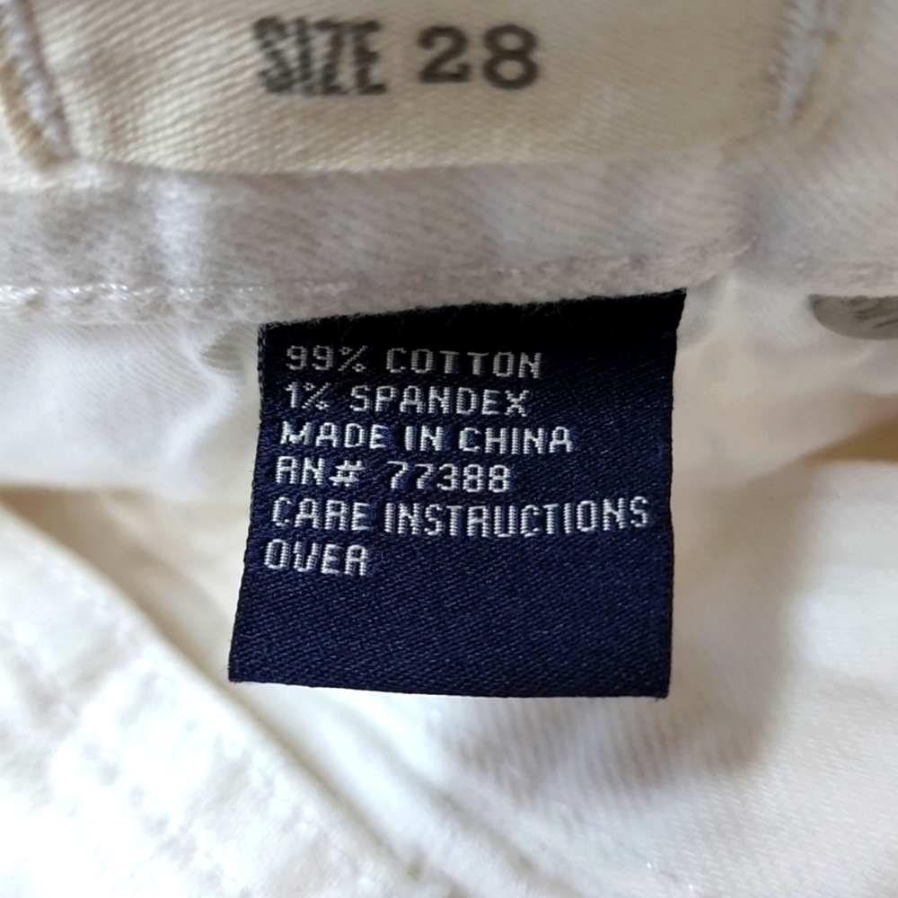 Madewell high waist cuffed white shorts Size 28 - Picture 7 of 15